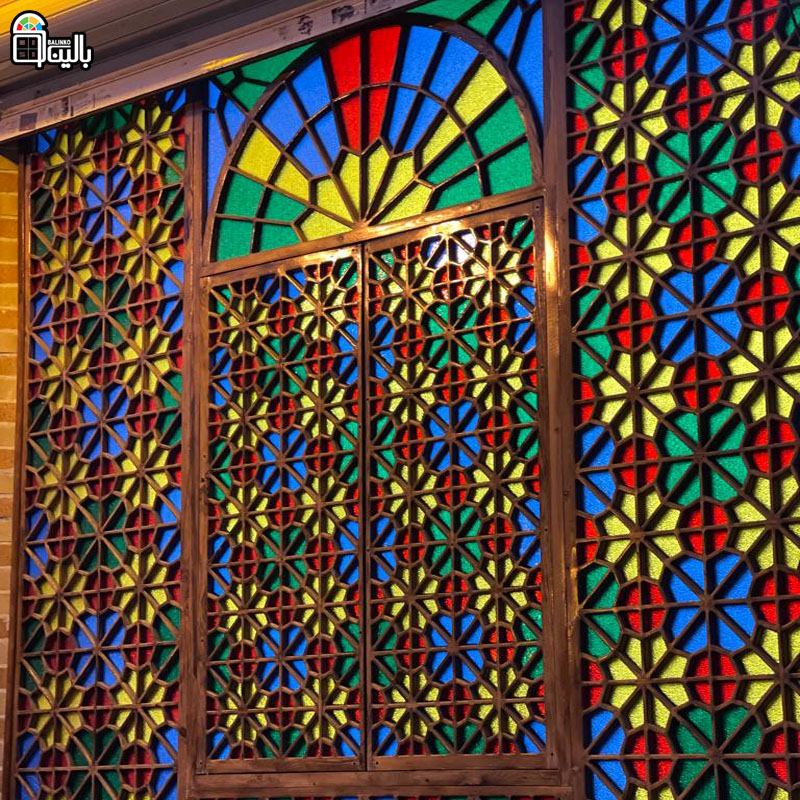 شیشه رنگی در سلیمانیه
