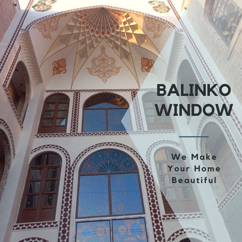 شیشه رنگی در شهرک فردوس | پنجره بالینکو